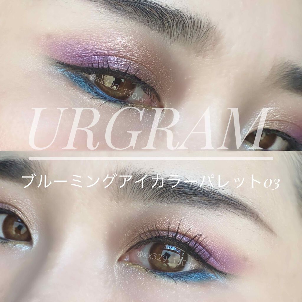 UR GLAM BLOOMING EYE COLOR PALETTE/U R GLAM/アイシャドウパレットを使ったクチコミ(1枚目)