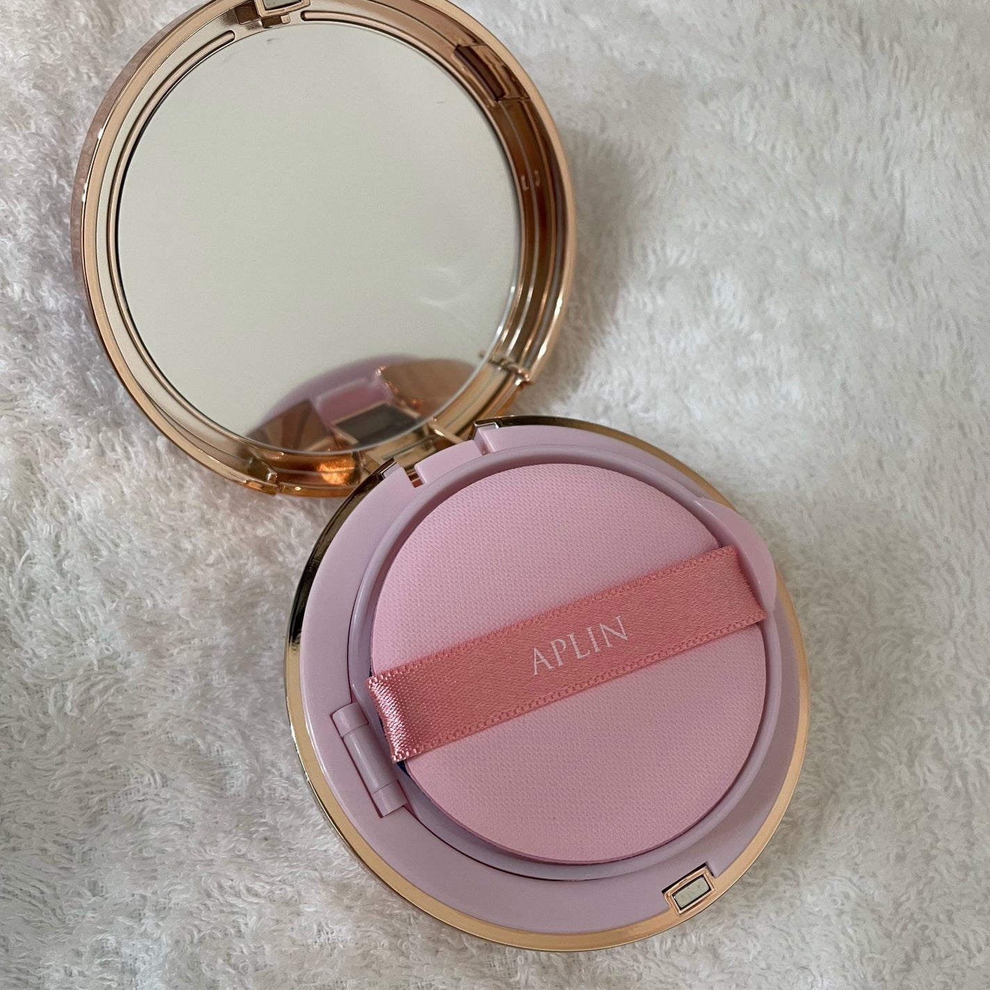 ピンクティーツリーカバープライマークッション/APLIN/クッションファンデーションを使ったクチコミ(2枚目)