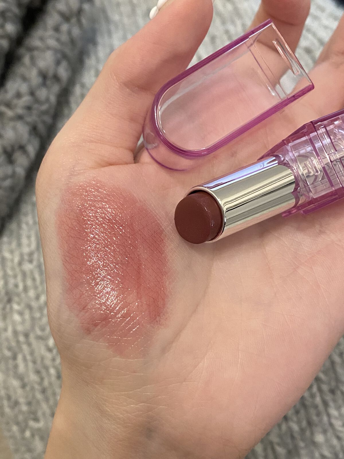 デューバーム 京都ローズ/AMUSE/口紅・グロス・リップライナー・リップケアを使ったクチコミ（3枚目）