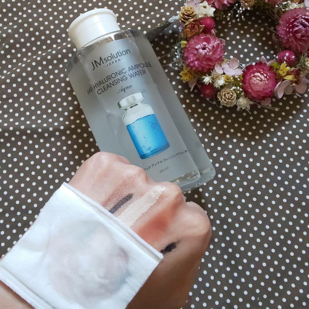 ヒアルロニック アンプルクレンジングウォーター/JMsolution/クレンジングウォーターを使ったクチコミ（1枚目）