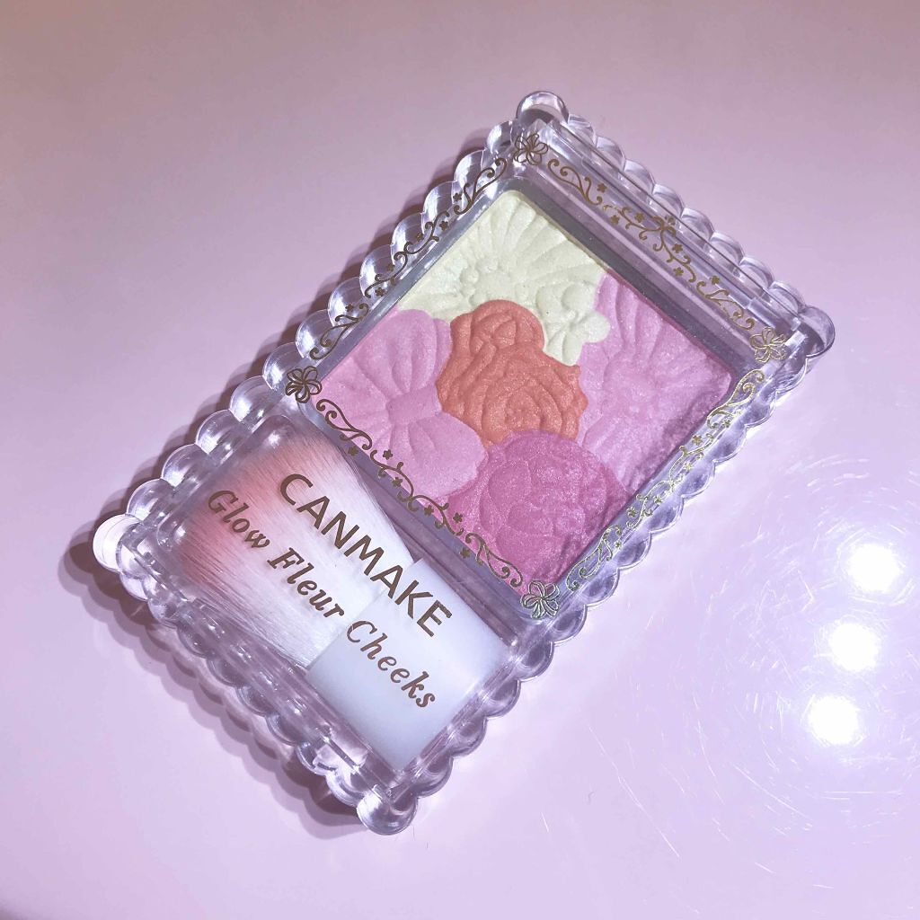 グロウフルールチークス/キャンメイク/パウダーチークを使ったクチコミ(1枚目)