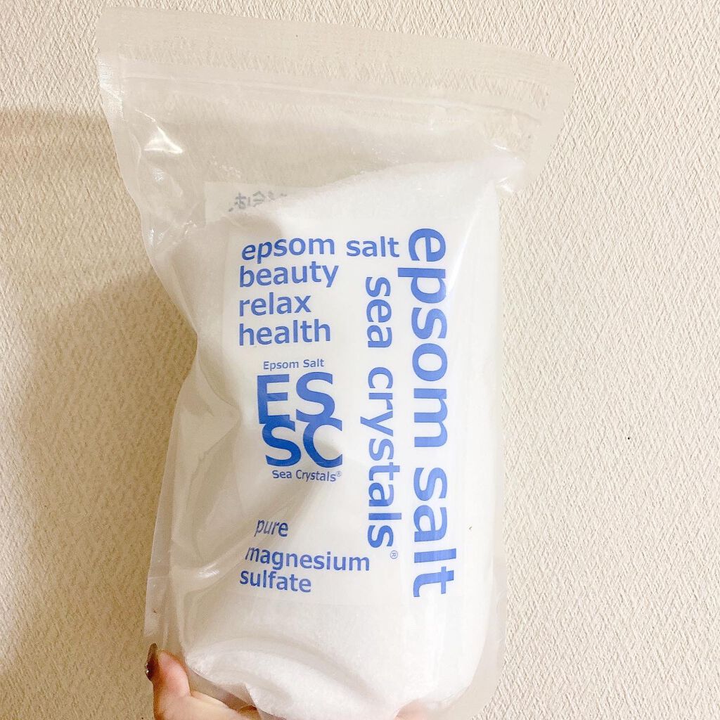シークリスタルス エプソムソルト オリジナル/sea crystals/無機塩系入浴剤を使ったクチコミ（1枚目）