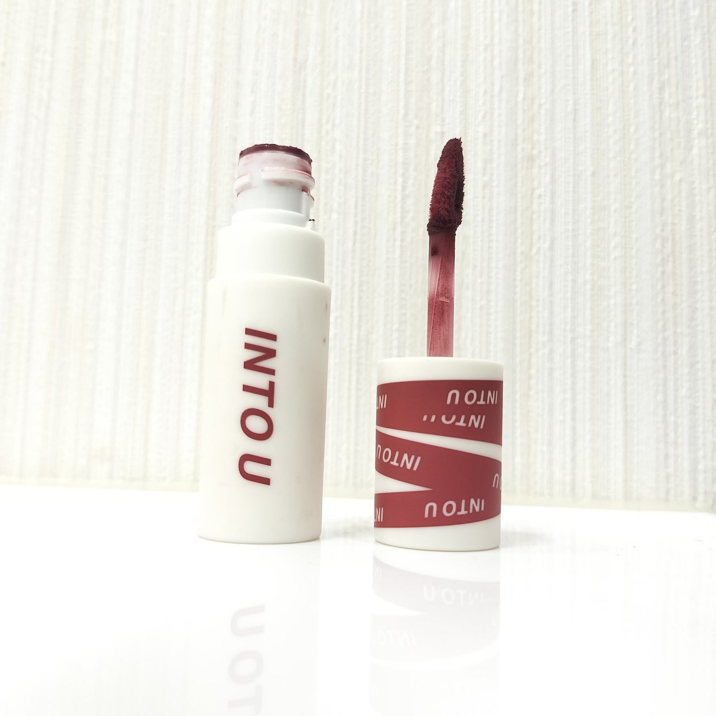 スーパーマットリップ&チークマッド/INTO U/口紅を使ったクチコミ(3枚目)