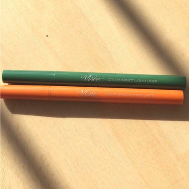 カラーインパクト リキッドライナー OR240 オレンジ/Visée/リキッドアイライナーを使ったクチコミ（1枚目）