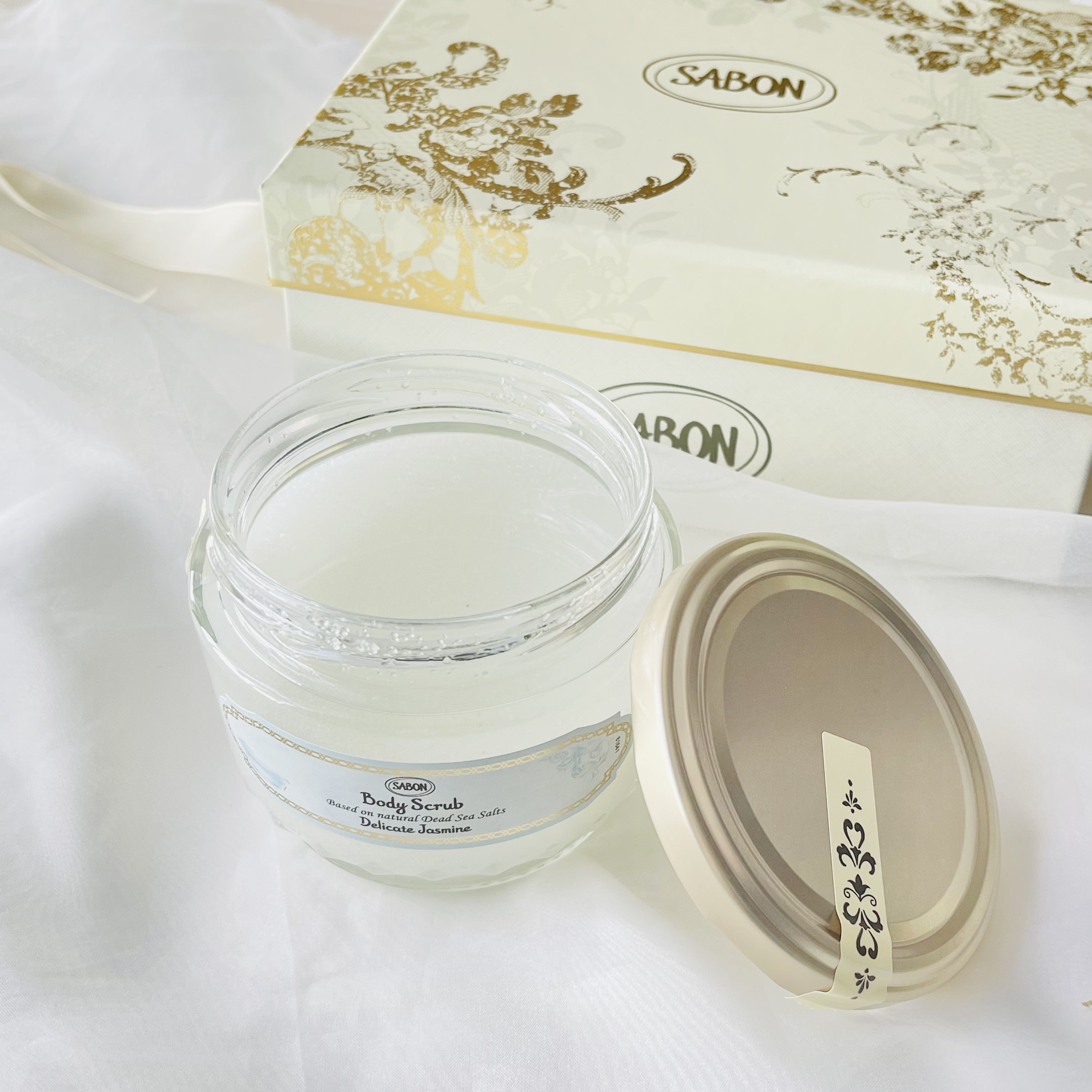 ボディスクラブ パチュリ・ラベンダー・バニラ/SABON/ボディスクラブを使ったクチコミ（3枚目）