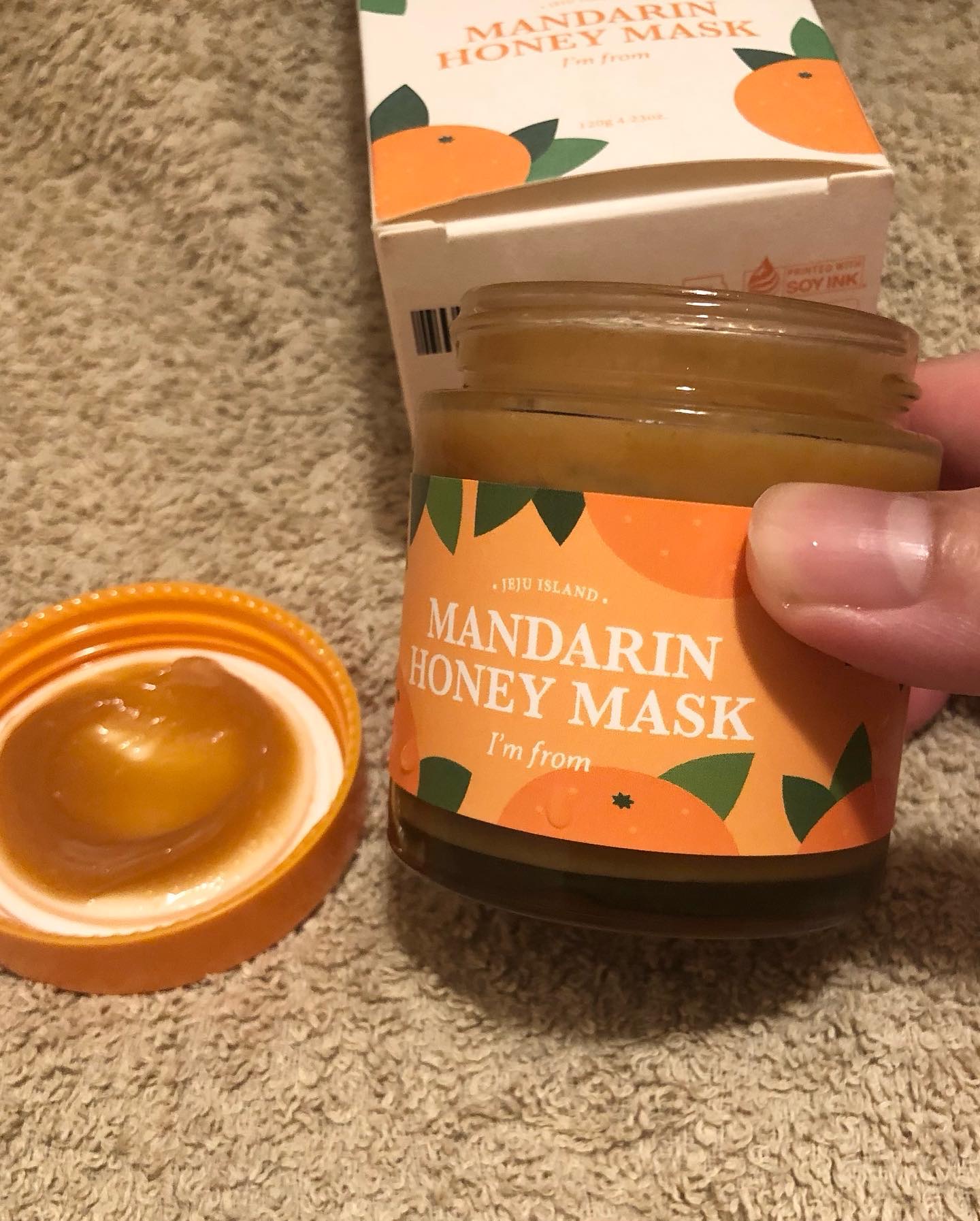 マンダリンハニーマスク/I'm from/洗い流すパック・マスクを使ったクチコミ（3枚目）