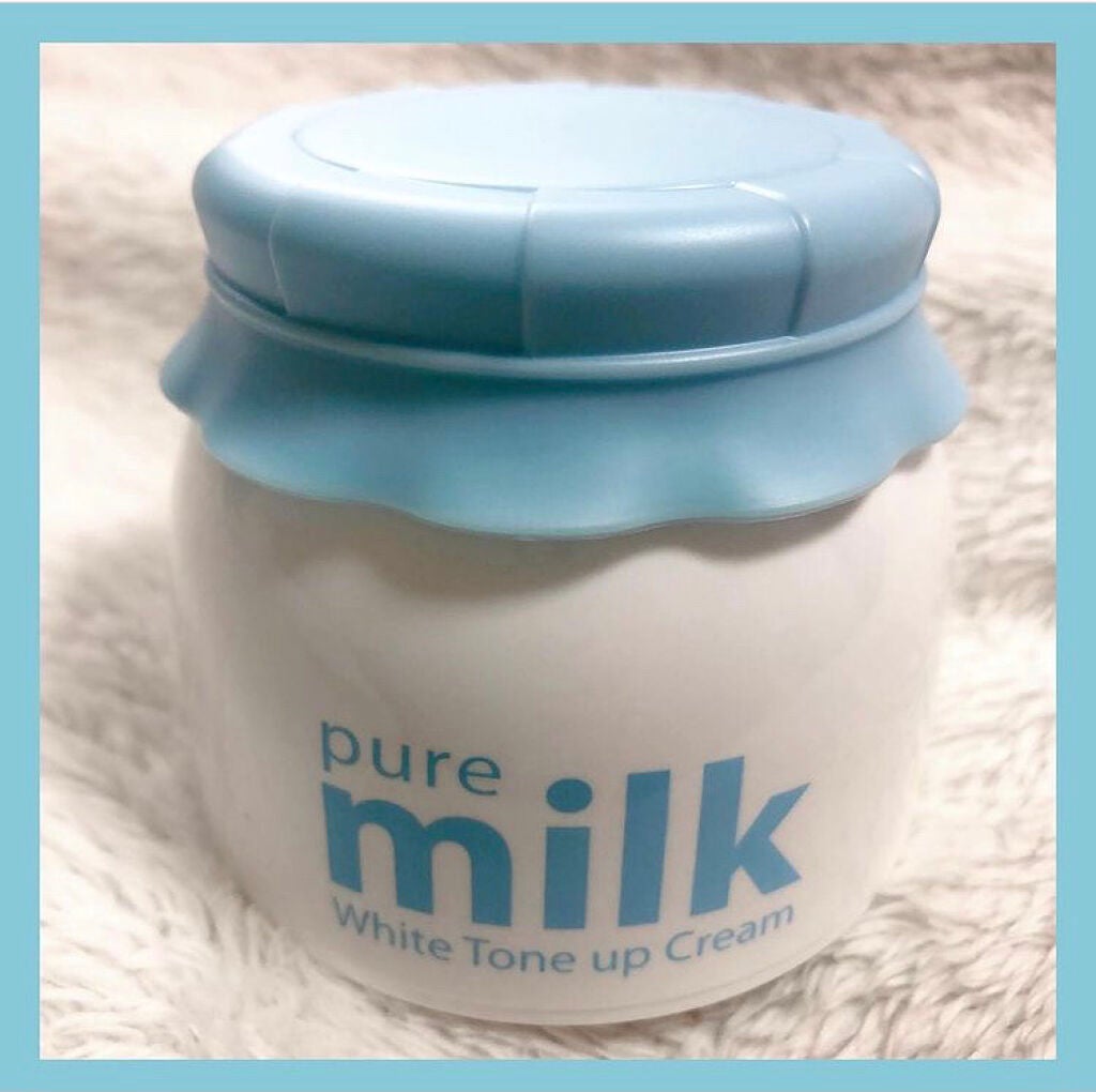 pure milk White Tone up Cream/the SAEM/化粧下地を使ったクチコミ(3枚目)