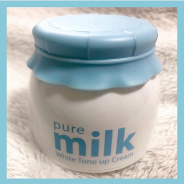 pure milk White Tone up Cream/the SAEM/化粧下地を使ったクチコミ（3枚目）