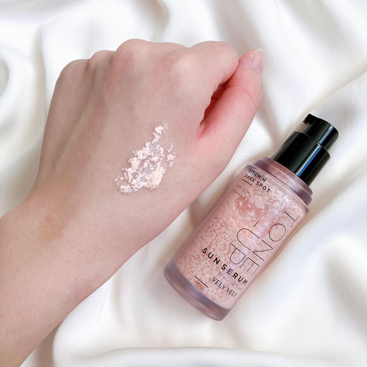 ビタミントーンアップサンセラム/VELY VELY/日焼け止めローションを使ったクチコミ(4枚目)
