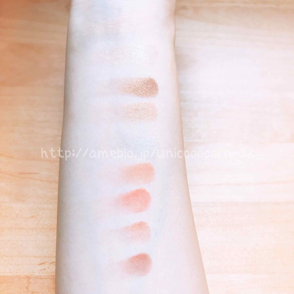 UR GLAM BLOOMING EYE COLOR PALETTE/U R GLAM/アイシャドウパレットを使ったクチコミ(4枚目)