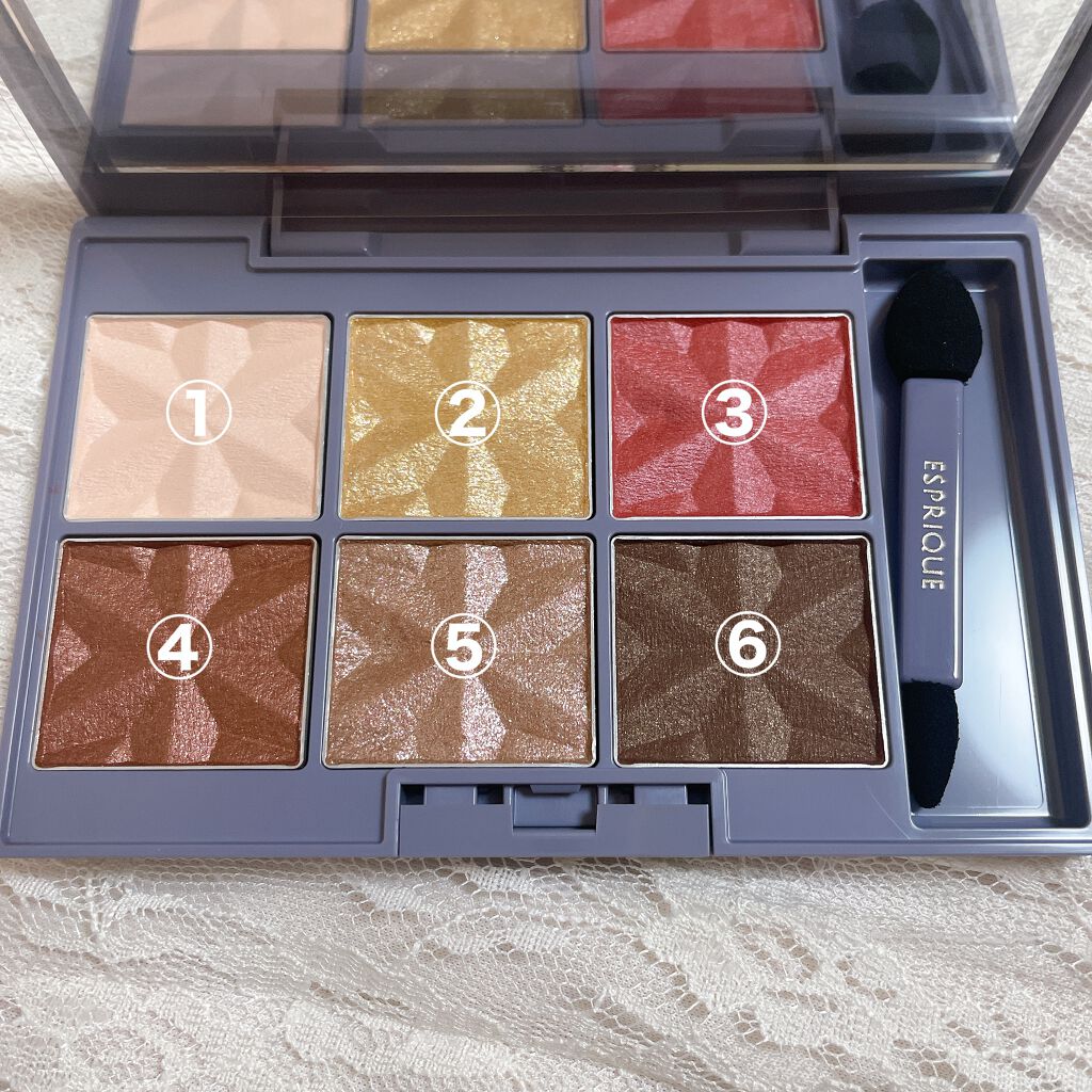 セレクトアイカラー N ジュエリーボックス/ESPRIQUE/アイシャドウパレットを使ったクチコミ(3枚目)