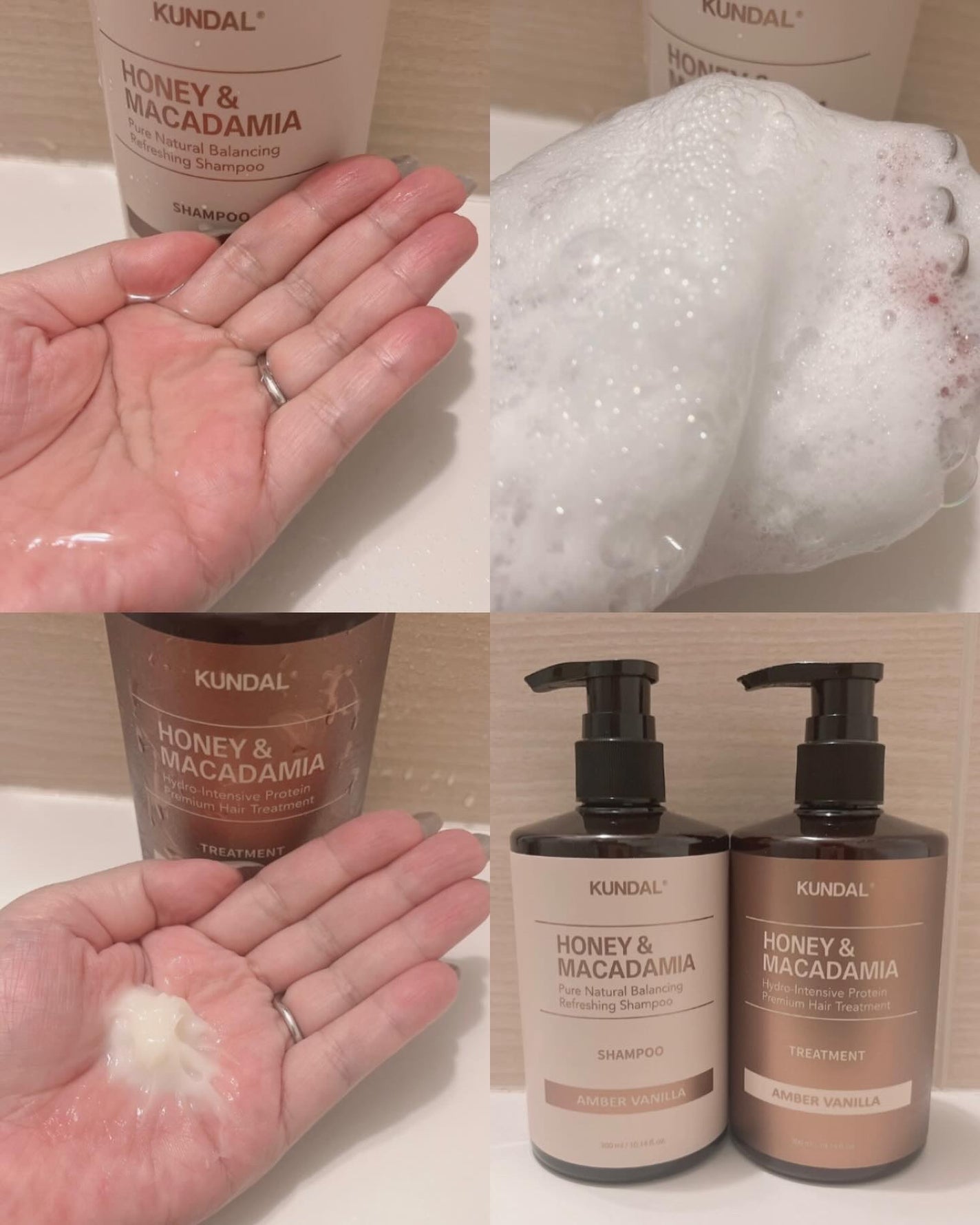 クンダルホリデーエディション ハニー&マカデミア シャンプー&トリートメントスペシャルセット/KUNDAL/市販シャンプーを使ったクチコミ(2枚目)