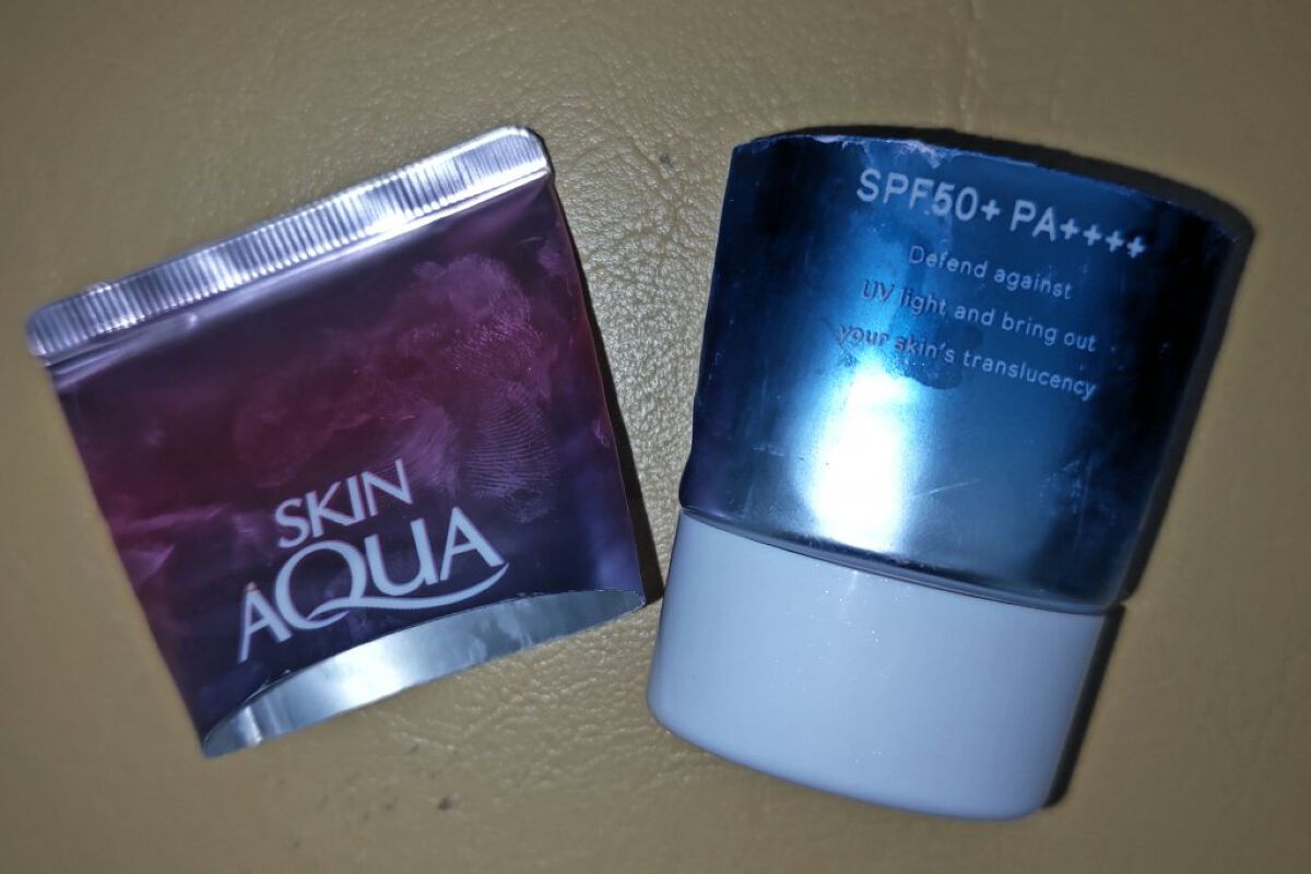 スキンアクア トーンアップUVエッセンス/スキンアクア/日焼け止めクリームを使ったクチコミ（2枚目）