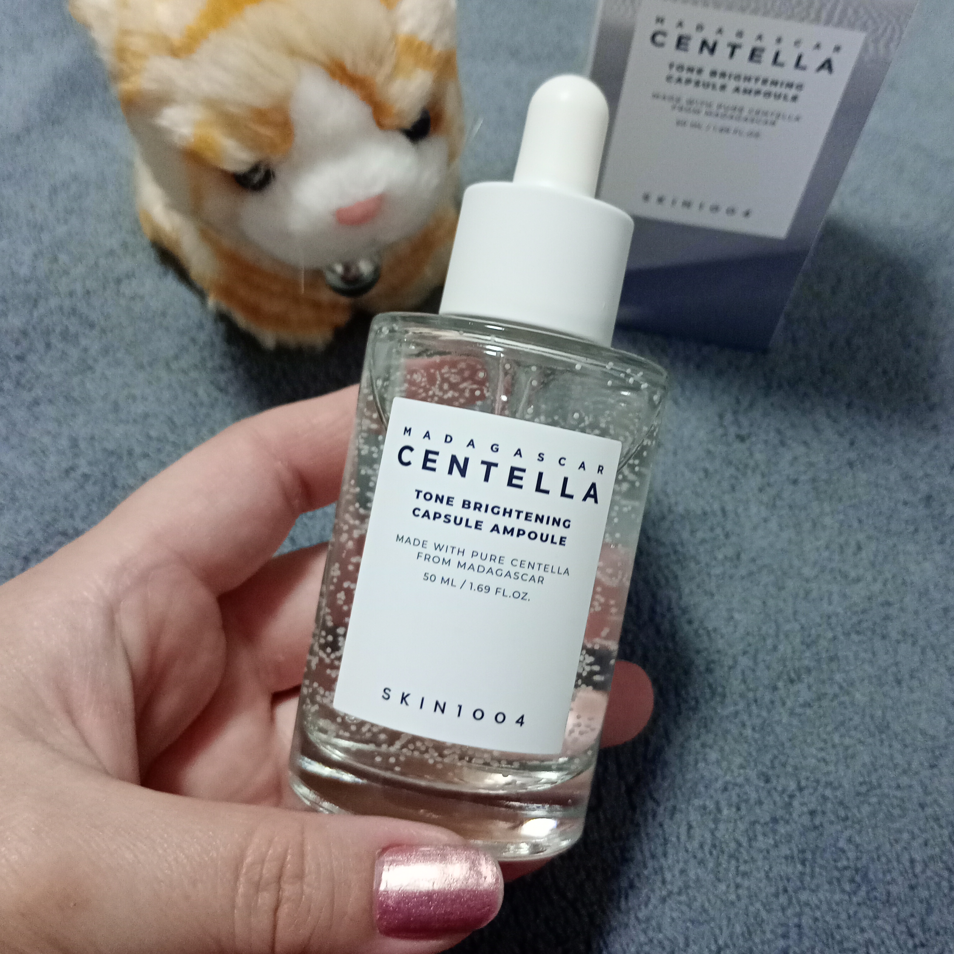 トーンブライトニング カプセルアンプル/SKIN1004/美容液を使ったクチコミ（2枚目）