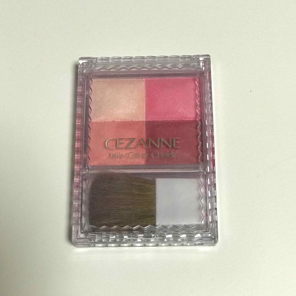 ミックスカラーチーク/CEZANNE/パウダーチークを使ったクチコミ（1枚目）