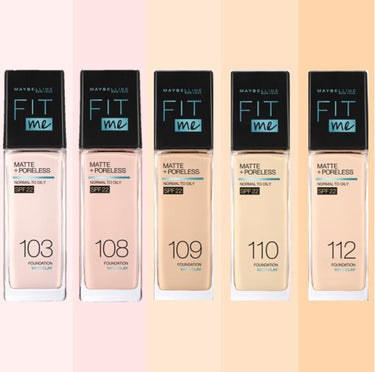 フィットミー リキッドファンデーション R/MAYBELLINE NEW YORK/リキッドファンデーションを使ったクチコミ（1枚目）