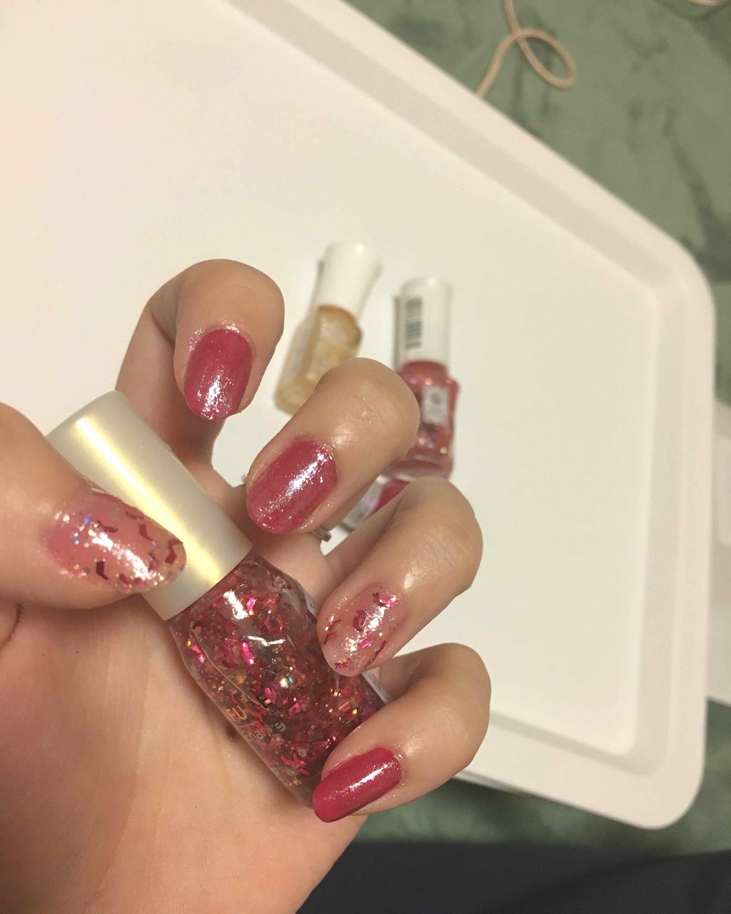 ネイル エナメル/ちふれ/マニキュアを使ったクチコミ（1枚目）