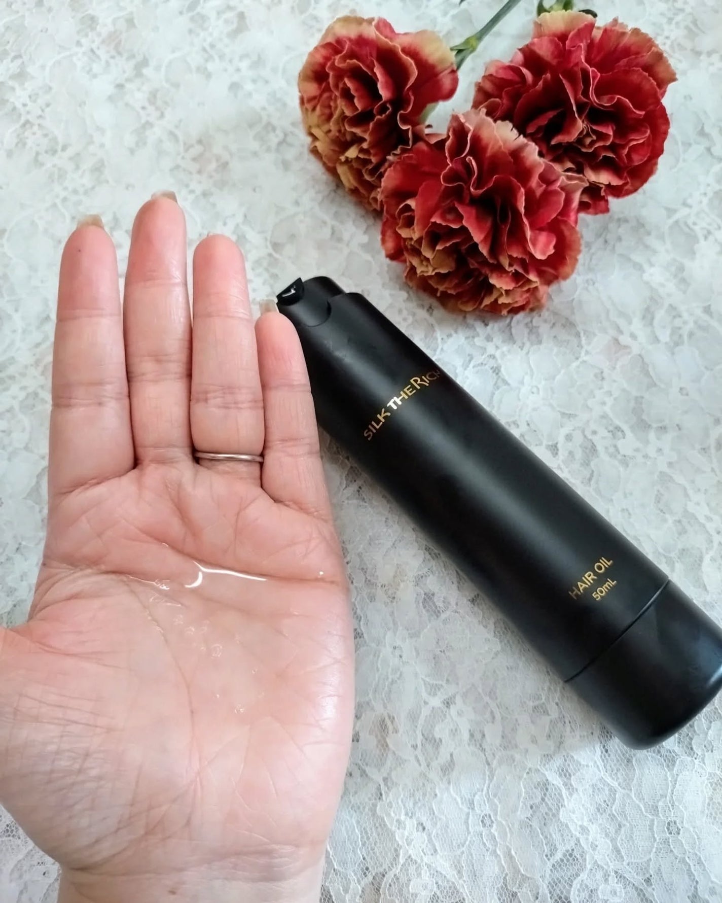 SILK THE RICH ヘアオイルMNM/SILK THE RICH/ヘアオイルを使ったクチコミ(3枚目)