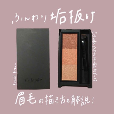 日本代理店正規品 Celvoke eyebrow powder 07セルヴォークアイブロウ