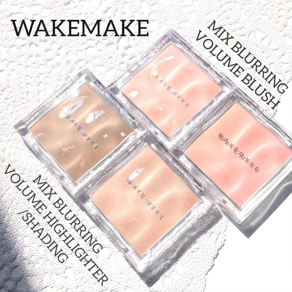 ミックスブラーリングボリュームブラッシャー/wakemake/パウダーチークを使ったクチコミ（1枚目）