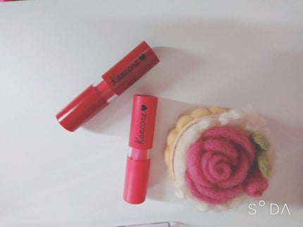 カンコレ マットリップスティック/DAISO/口紅を使ったクチコミ(2枚目)