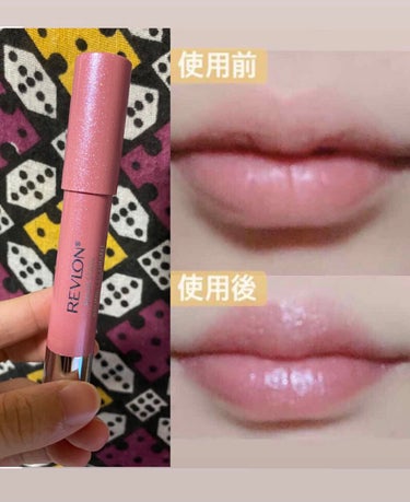 バーム ステイン 080 ムーンリット ピンク/REVLON/口紅を使ったクチコミ（1枚目）