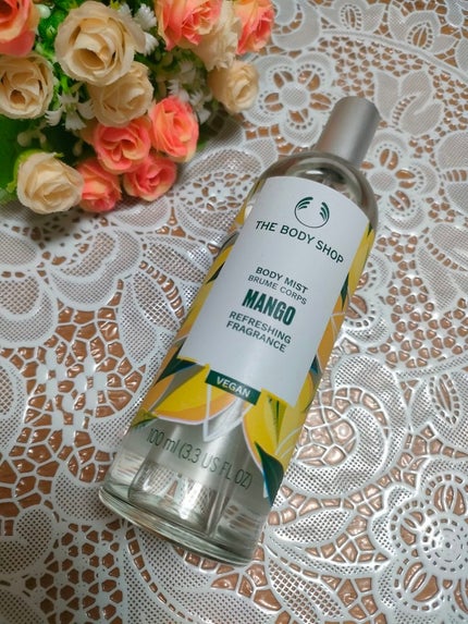 THE BODY SHOP ボディミスト マンゴーのクチコミ「ザ・ボディショップ ボディミスト マンゴー
使ってみました。
甘いマンゴーそのものの香りでと.....」(1枚目)