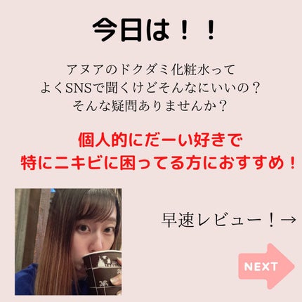 ドクダミ 77 スージングトナー/Anua/化粧水を使ったクチコミ(2枚目)