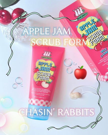 アップルジャムスクラブ フォームクレンザー/CHASIN'RABBITS/洗顔フォームを使ったクチコミ(1枚目)