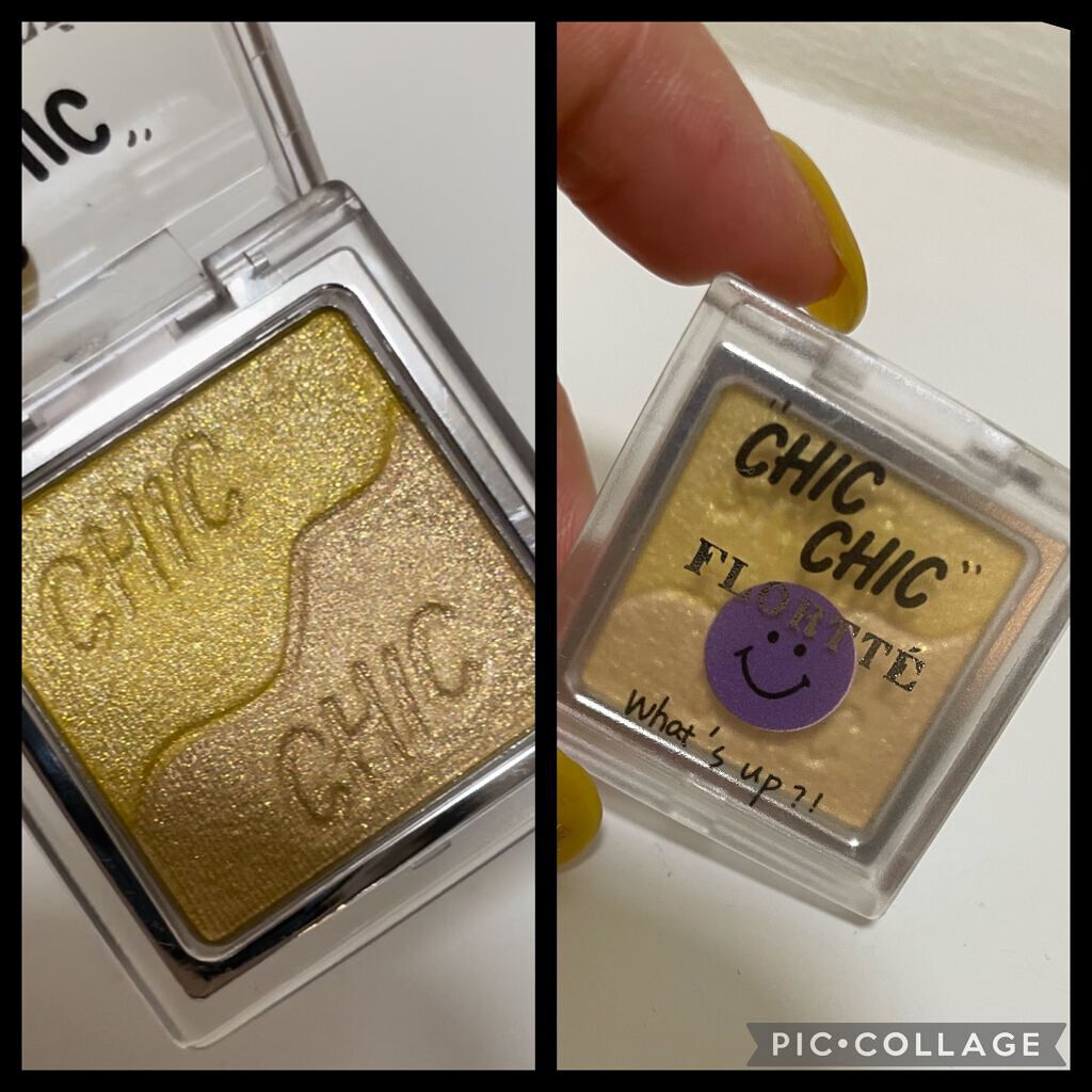 スマイルハート Chic Chicアイシャドウ/FLORTTE/アイシャドウパレットを使ったクチコミ（1枚目）