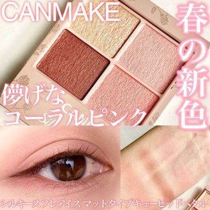 シルキースフレアイズ(マットタイプ)/キャンメイク/アイシャドウパレットを使ったクチコミ(1枚目)