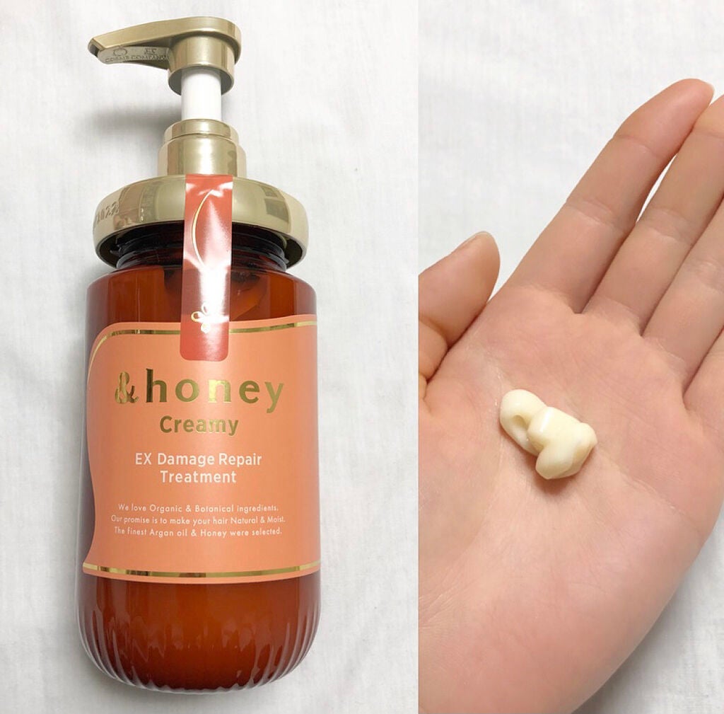 Creamy EXダメージリペアシャンプー1.0/ヘアトリートメント2.0/&honey/市販シャンプーを使ったクチコミ(3枚目)