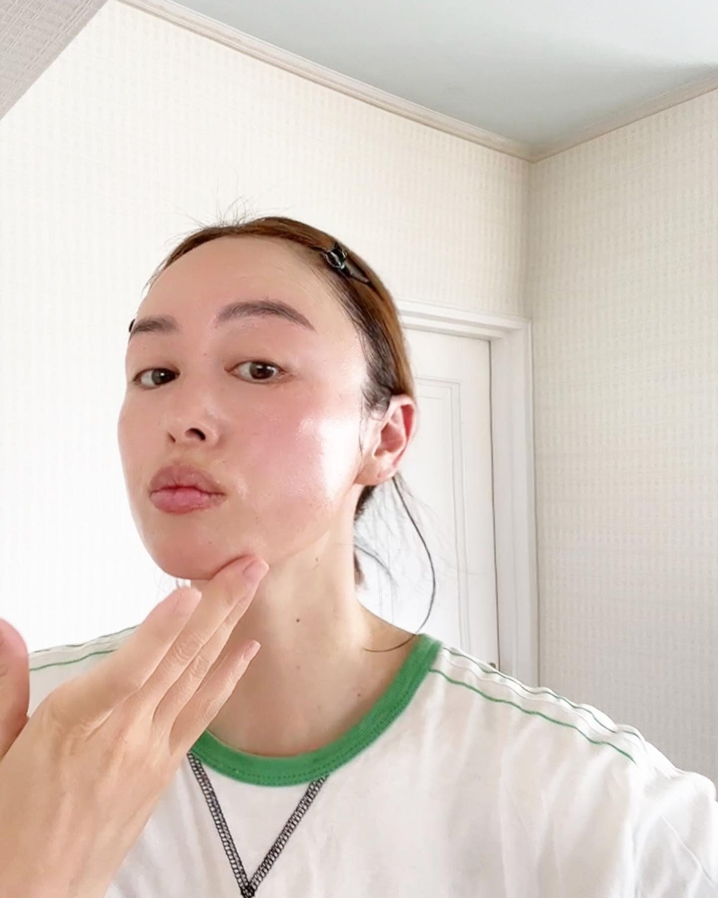 Miwa Kamise on LIPS 「\韓国人気ブランドMISSHAの下地が入った生ツヤ朝クリーム「..」(4枚目)