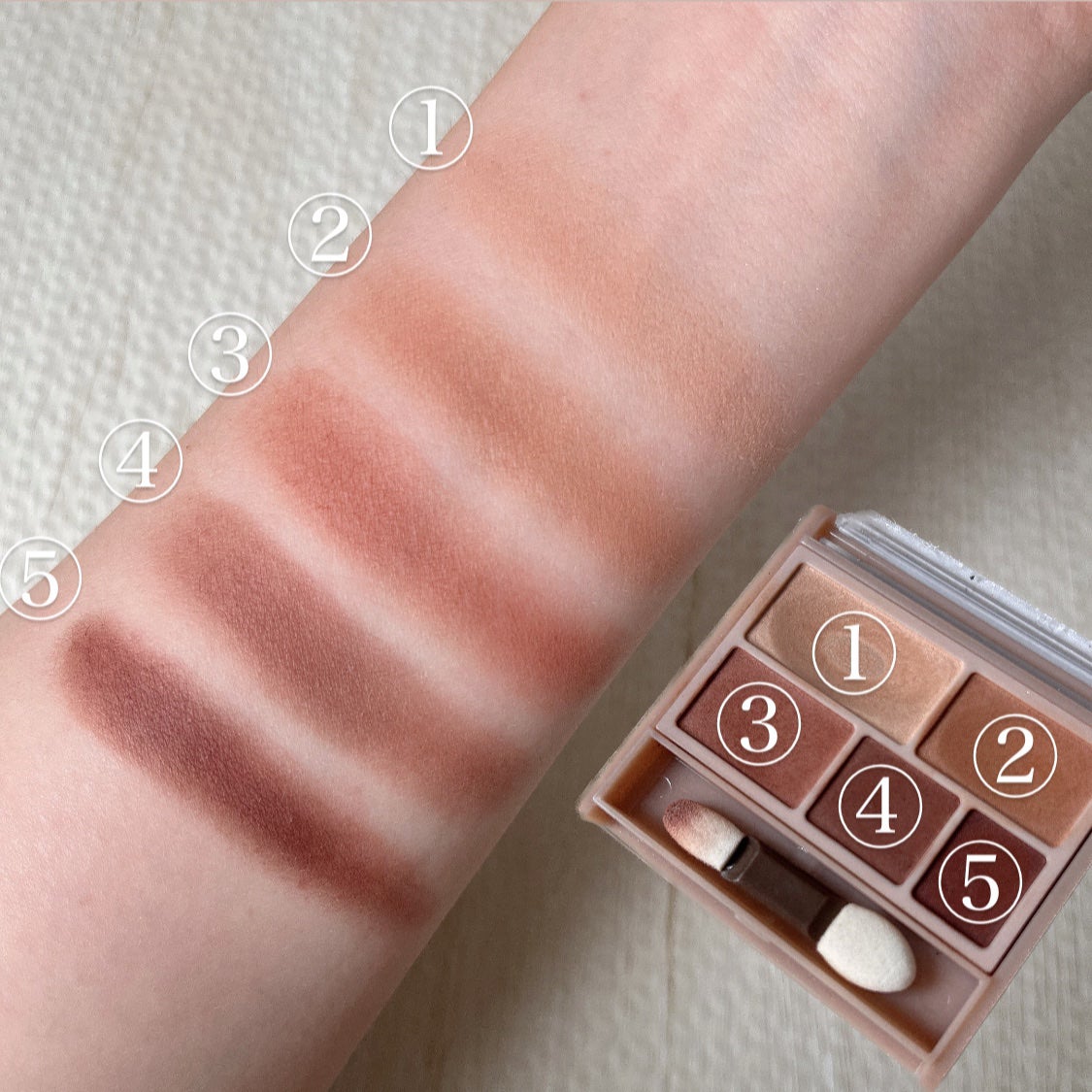 パーフェクトマルチアイズ/キャンメイク/アイシャドウパレットを使ったクチコミ(2枚目)