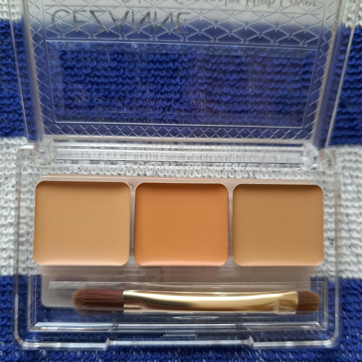 パレットコンシーラー ハイカバー/CEZANNE/パレットコンシーラーを使ったクチコミ(3枚目)