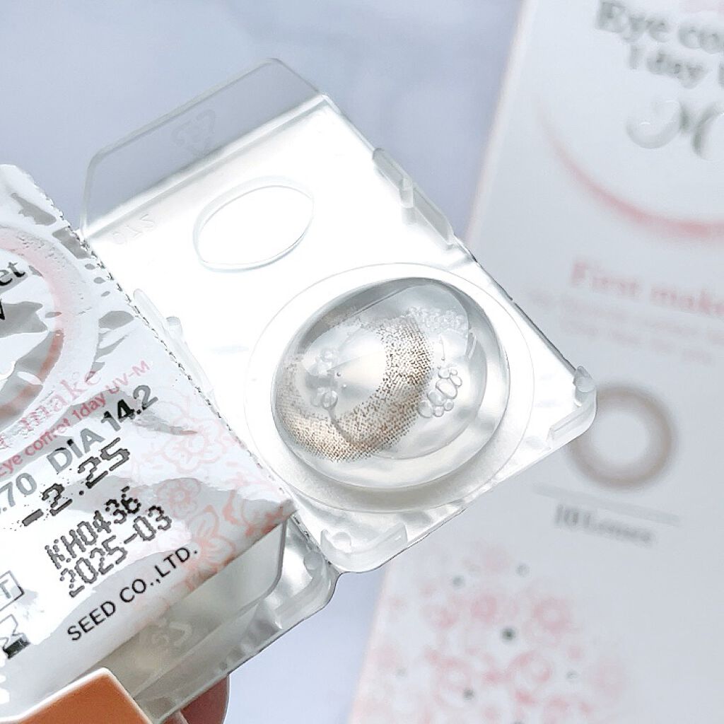 シード Eye coffret 1day UV M/シード/ワンデー（１DAY）カラコンを使ったクチコミ（2枚目）