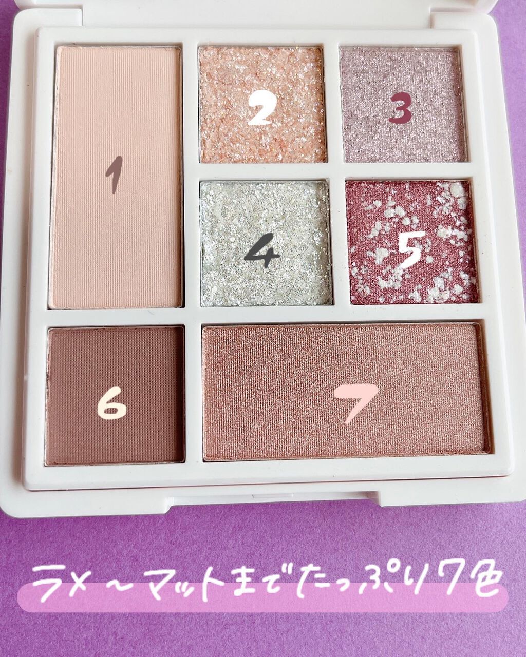 ラブ・ライナー アイカラーパレット ロマンティックブルームコレクション<アイシャドウ>/ラブ・ライナー/アイシャドウパレットを使ったクチコミ(3枚目)