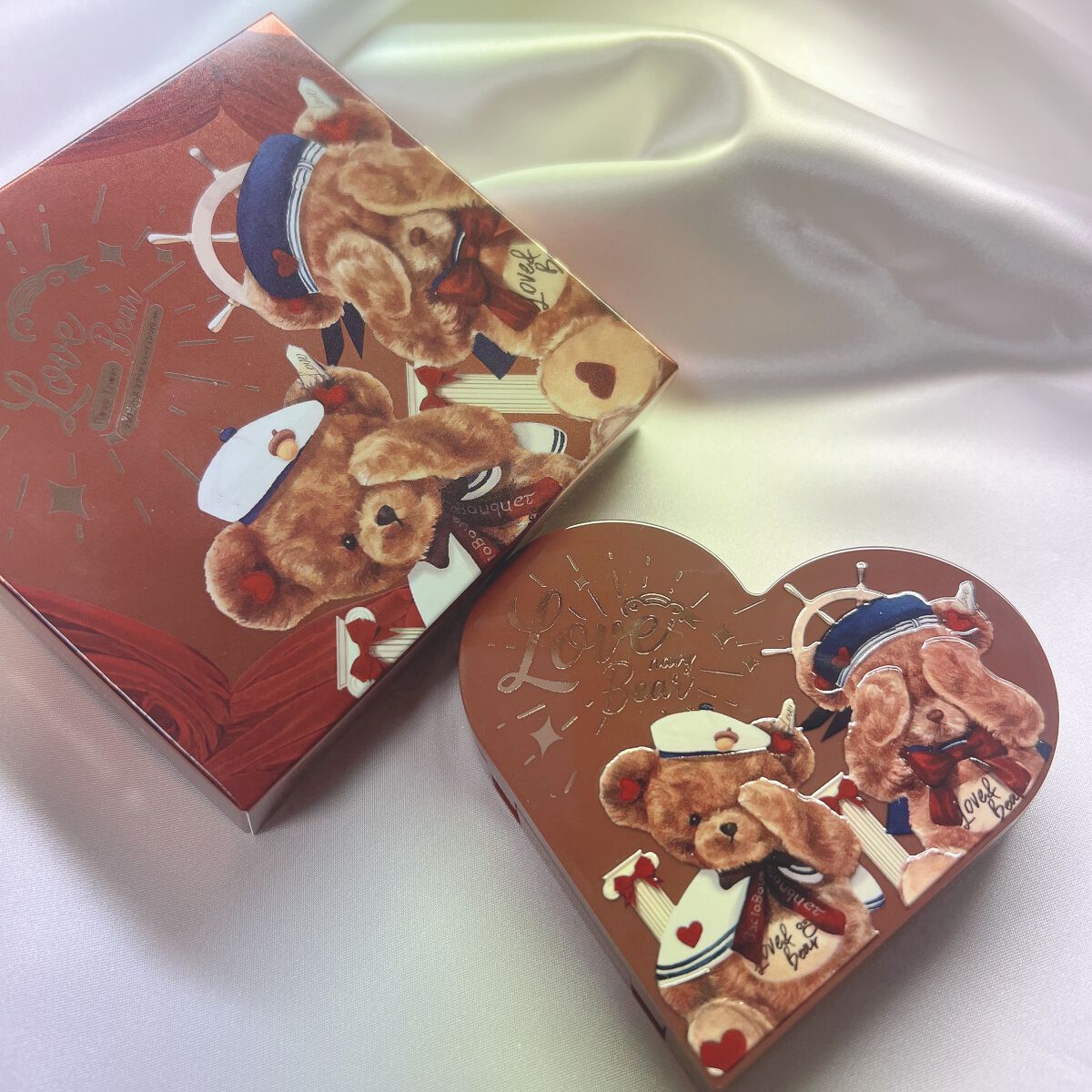 Flowerknows LoveBear ハイライト&シェーティングパレット/FlowerKnows/プレストパウダーを使ったクチコミ（3枚目）