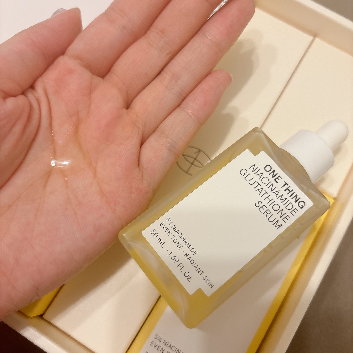 ナイアシンアミドブレミッシュケアセラム/ONE THING/美容液を使ったクチコミ(4枚目)