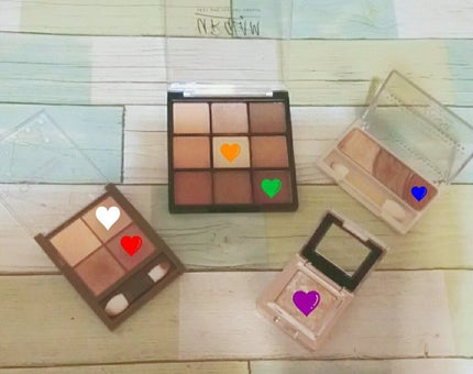 トーンアップアイシャドウ/CEZANNE/アイシャドウパレットを使ったクチコミ(2枚目)