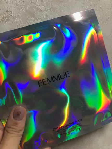 ドリームグロウマスク RR(透明感・キメ)/FEMMUE/シートマスク・パックを使ったクチコミ(1枚目)