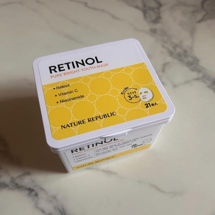 キューブマスク レチノール/ネイチャーリパブリック/シートマスク・パックを使ったクチコミ(1枚目)