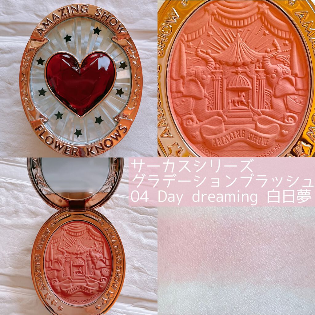 サーカスシリーズ グラデーションブラッシュ /FlowerKnows/パウダーチークを使ったクチコミ(2枚目)