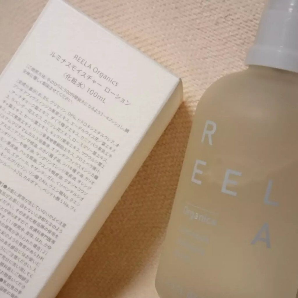 ルミナスモイスチャー ローション|REELA Organicsの効果に関する口コミ「株式会社レギネ様より、純真無垢な素肌を丁寧..」 by MINMIN(乾燥肌) | LIPS ルミナスモイスチャー ローション|REELA Organicsの効果に関する口コミ「株式会社レギネ様より、純真無垢な素肌を丁寧..」 by MINMIN(乾燥肌) | LIPS