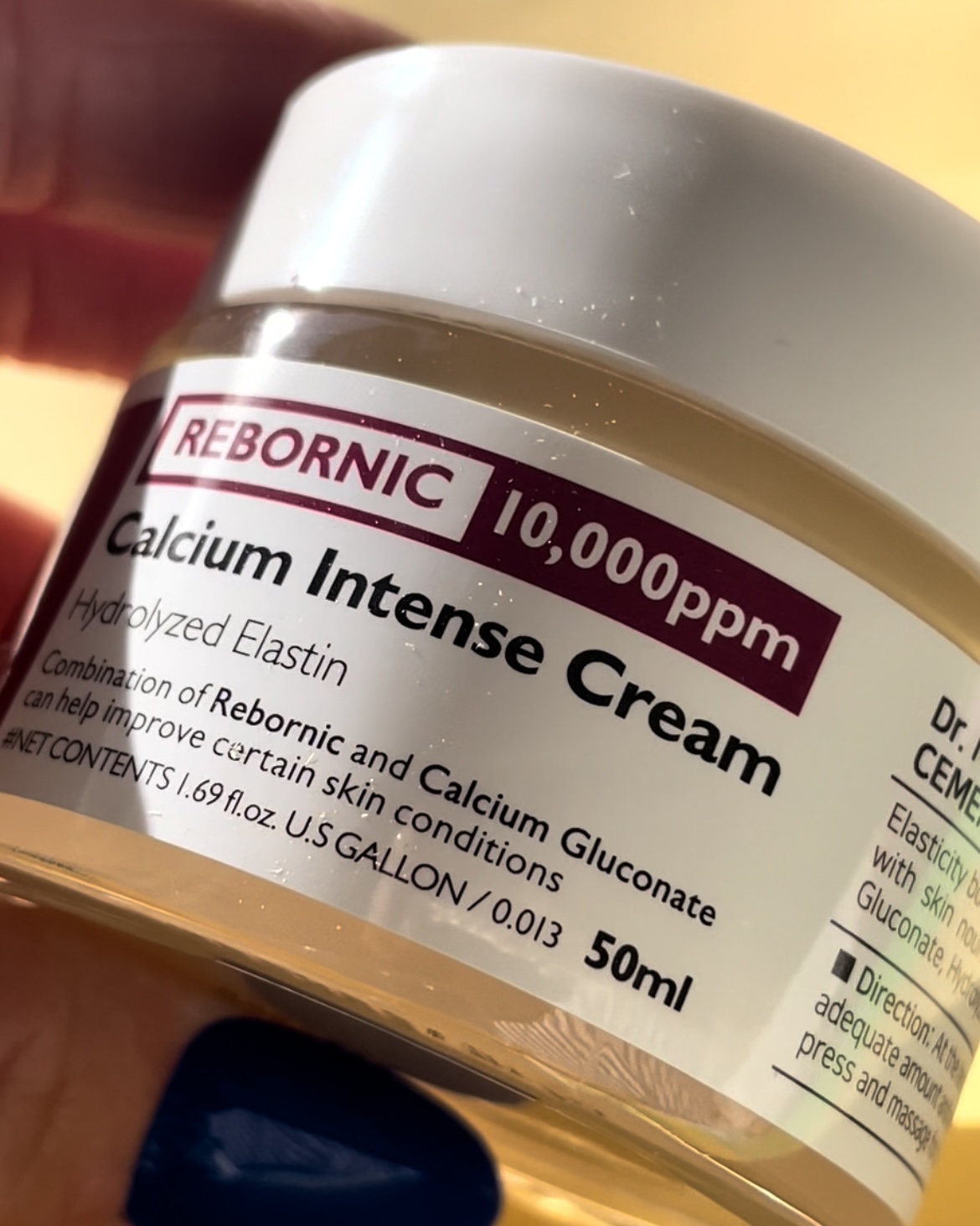 Cemenrete Calcium Intense Cream/Dr.Melaxin/フェイスクリームを使ったクチコミ（2枚目）