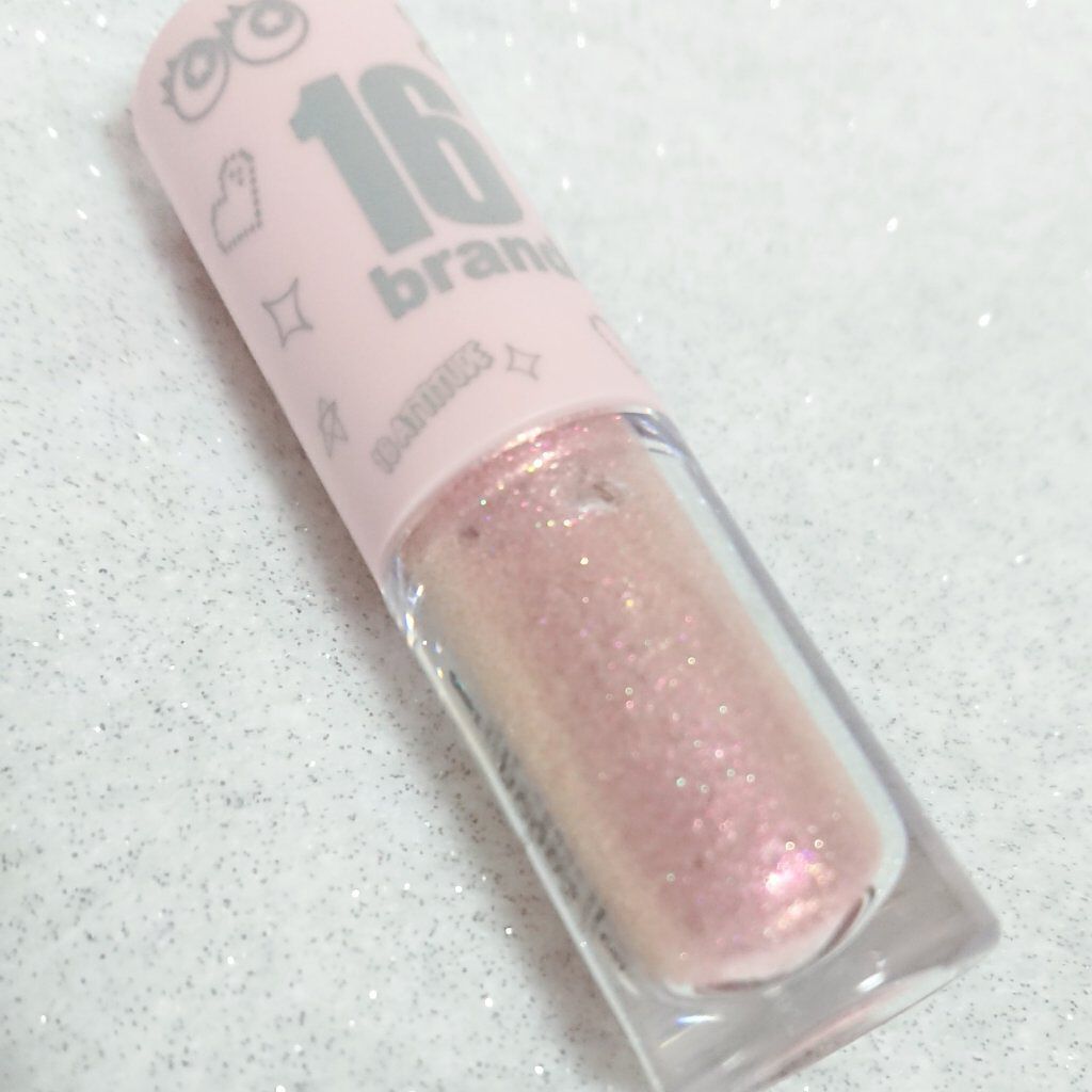 16 CANDY ROCK SUGAR/16BRAND/リキッドアイシャドウを使ったクチコミ(2枚目)