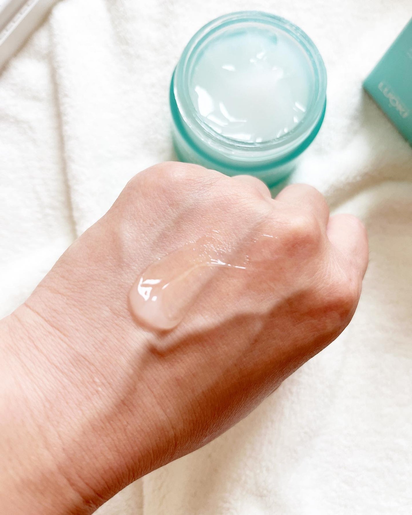 ノルディック氷河水スリーピングパック/LUOKI/フェイスクリームを使ったクチコミ(4枚目)