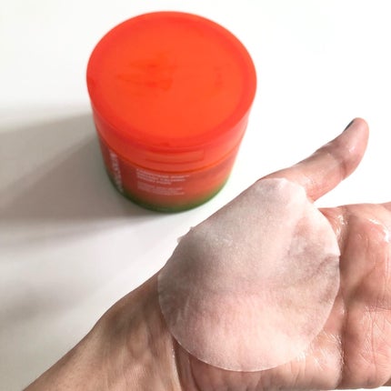 カロテンIPMP(TM) ブレミッシュカーミングセラムパッド/APRILSKIN/トナーパッドを使ったクチコミ(5枚目)