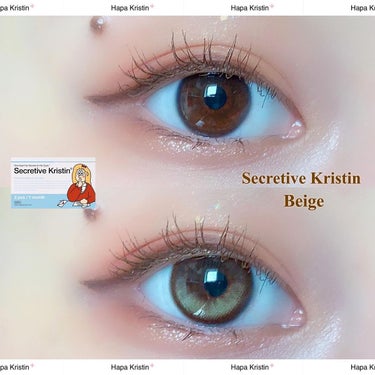 Secretive Kristen/Hapa kristin/カラーコンタクトレンズを使ったクチコミ（1枚目）