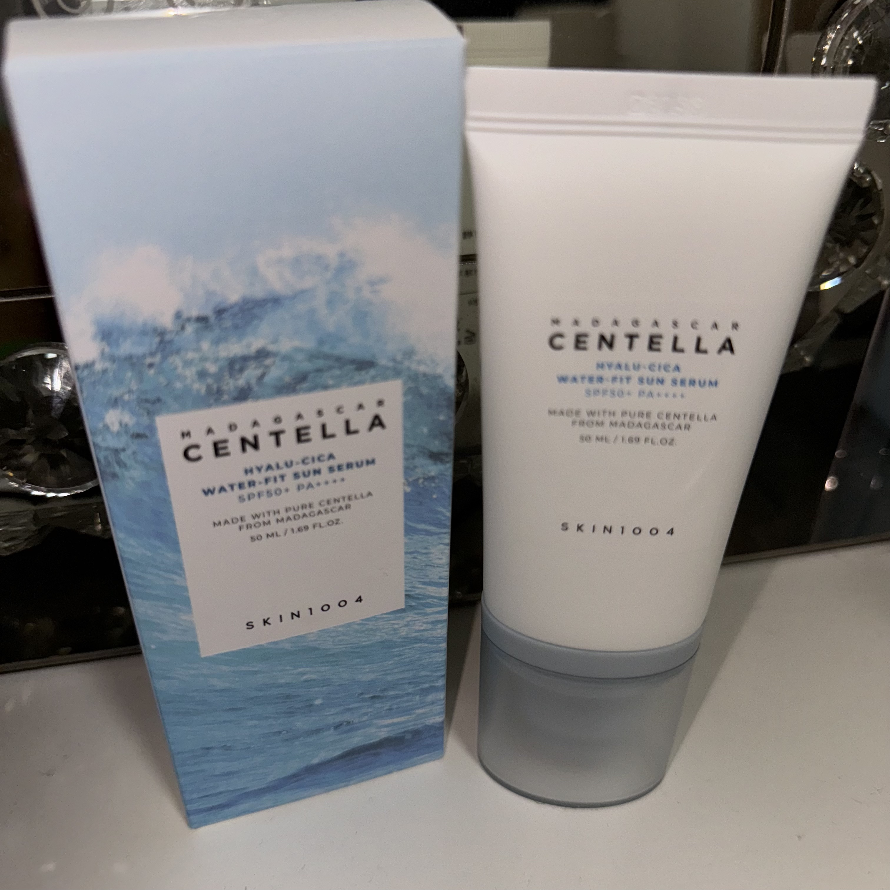 ヒアルーシカ ウォーターフィット サンセラム/SKIN1004/日焼け止めローションを使ったクチコミ（1枚目）